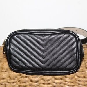 Women's Quilted Bag Belt. Fanny pack.  Crossbody. Sz. XL